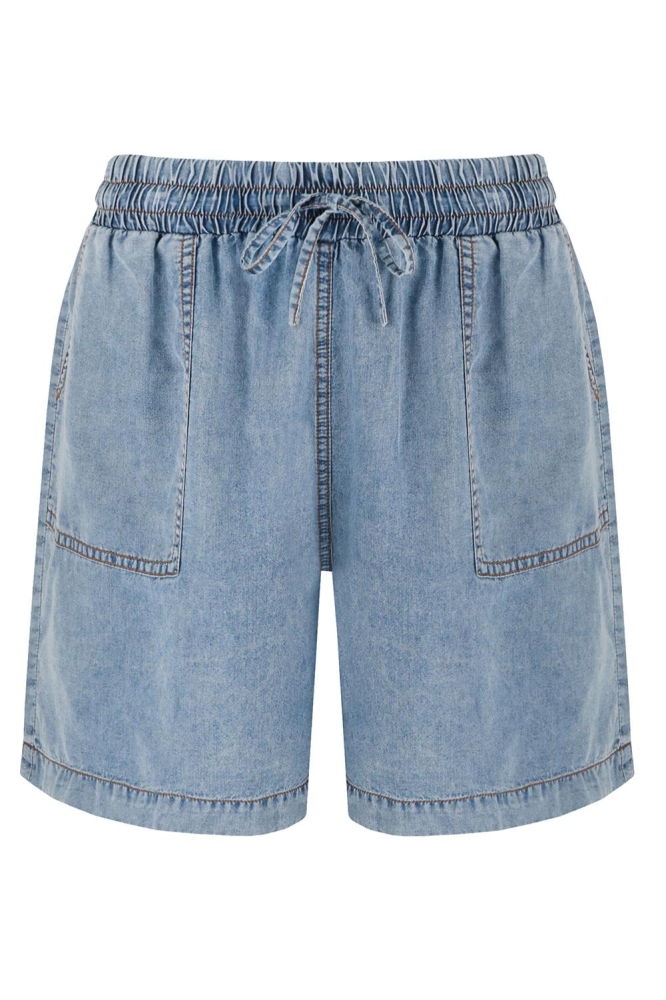 LEVANTO SHORTS 25ZFBC213 903 DENIM MID BLUE
